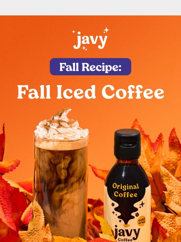 Fall Iced Coffee 🍁