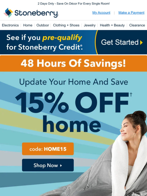 Make Your House Feel Like Home With 15% Off