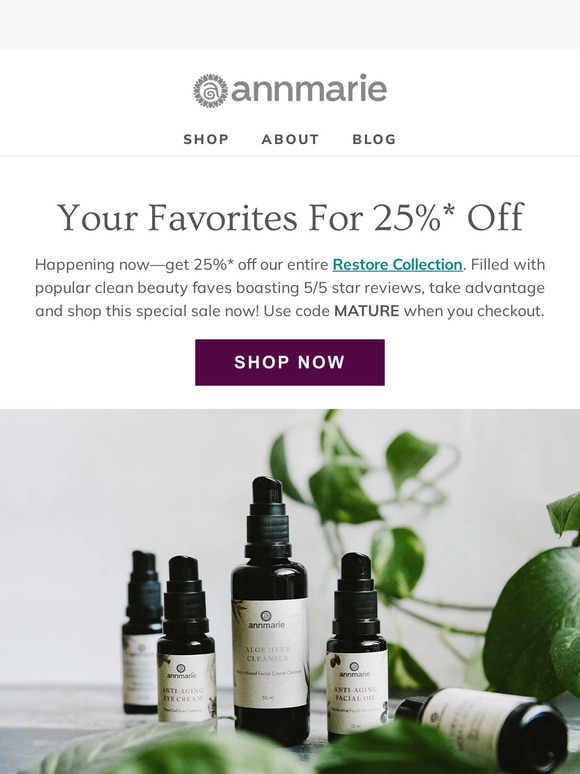 Refresh and Renew: 25% Off the Restore Collection Today
