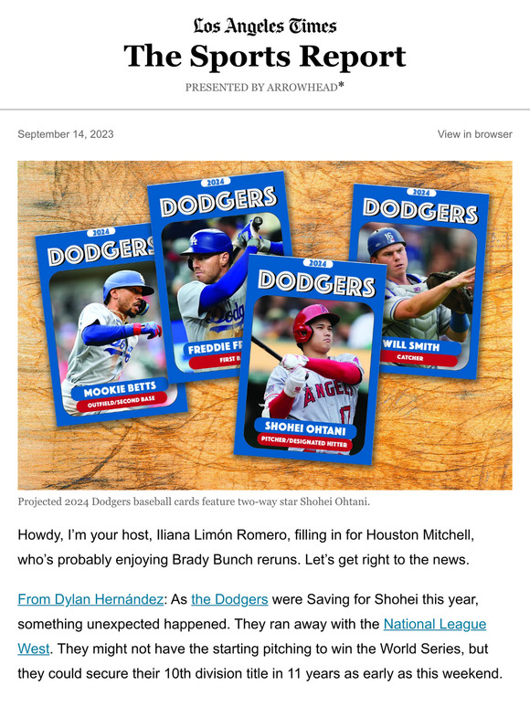 The Sports Report: Are The Dodgers Done? Nl West Lead Almost Gone After Angels Upset - h2gquyj