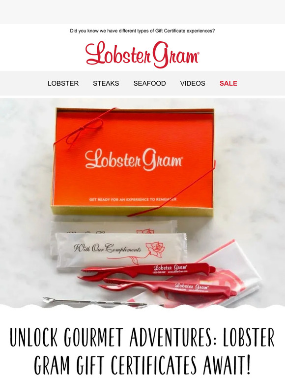 Lobster Gram: Give The Gift Of Choice With Lobster Gram Gift 