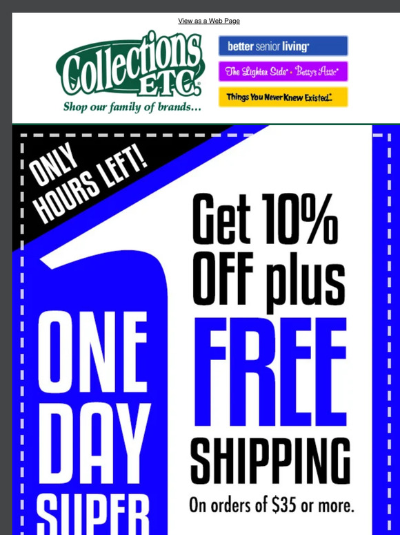 Collections Etc. One Day Exclusive) Super Coupon Deysus Milled
