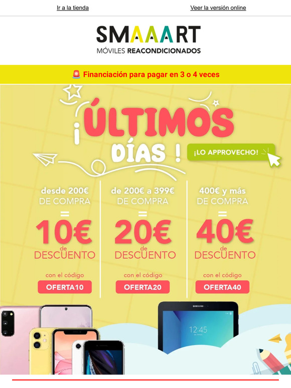 📌¡Últimos días para aprovechar los productos reacondicionados a precios bajos!