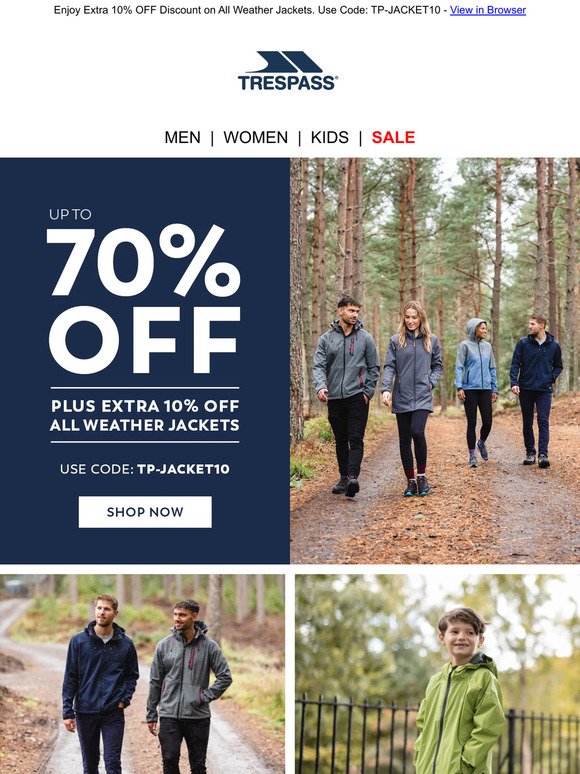 All Jackets 🌦️ Up to 70% OFF