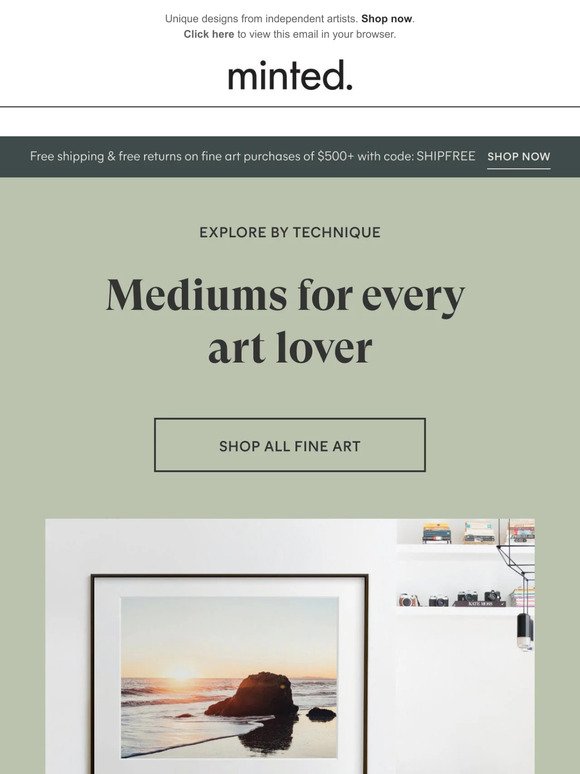 Explore art by medium