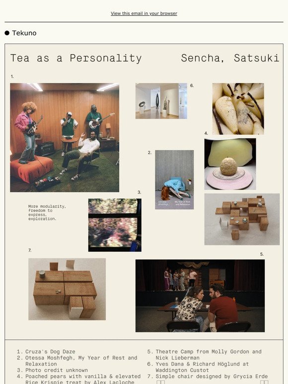 TEA AS A PERSONALITY - Sencha, Satsuki