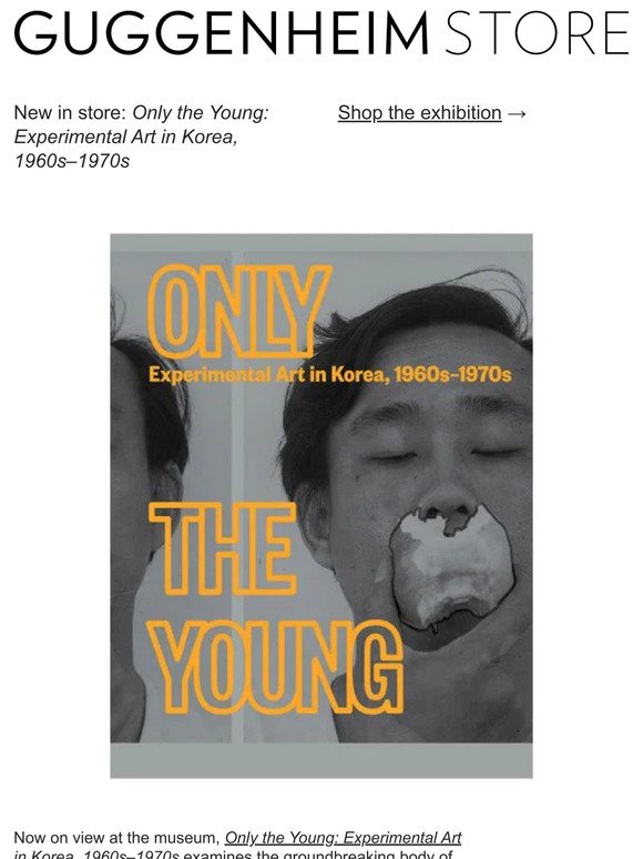 Shop the exhibition: Only the Young: Experimental Art in Korea, 1960s–1970s