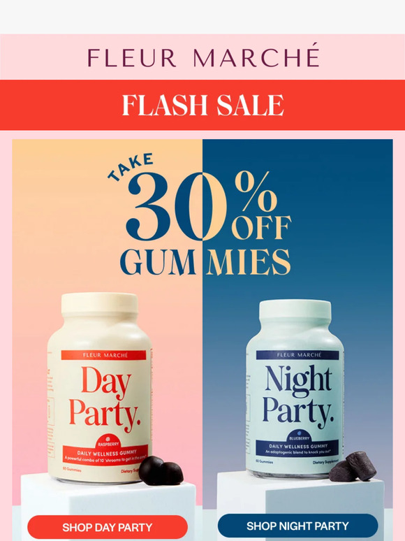 ⚡ GUMMIES FLASH SALE ⚡