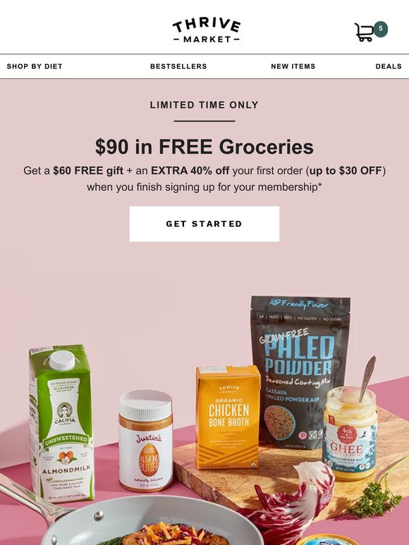 $90 in FREE groceries to freshen up your pantry for the fall ✨