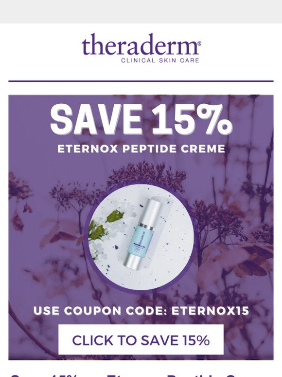 Save 15% on Eternox Peptide Creme - This Weekend Only