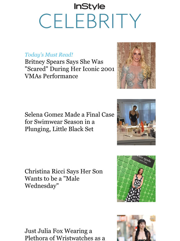 InStyle Britney Spears says she was "scared" during her iconic 2001