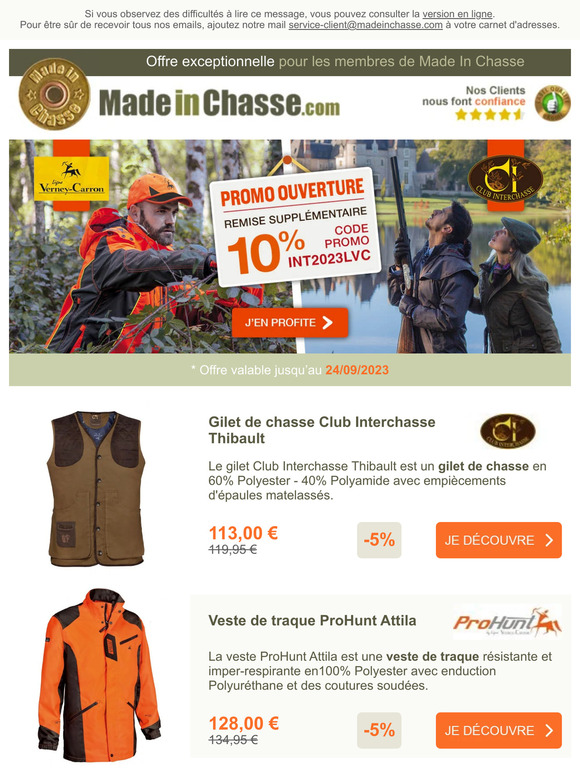 Corne de chasse Club Interchasse Xavier 40 cm 