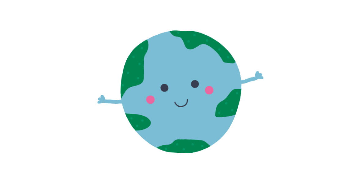 Clarks X Frugi collab banner with eco-friendly graphic linking to Frugi product page