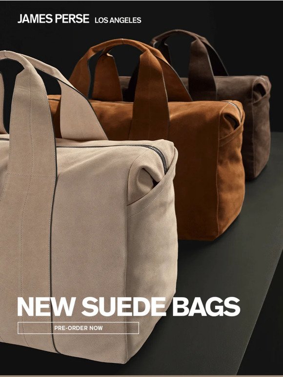 New Suede Bag Collection