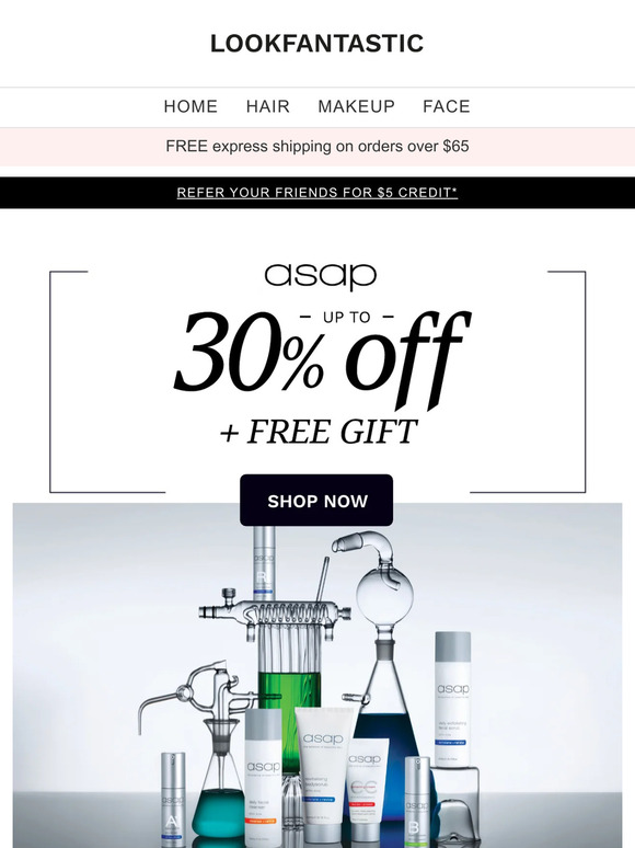 ASAP FLASH ⚡️ Up To 30% Off