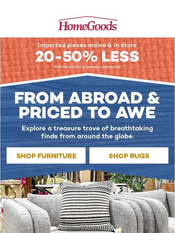 Home Goods Furniture & rugs from around the 🌍 Milled