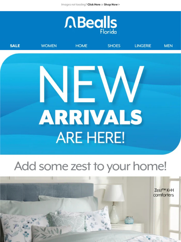 Bealls Stores New arrivals for your home & family! Milled