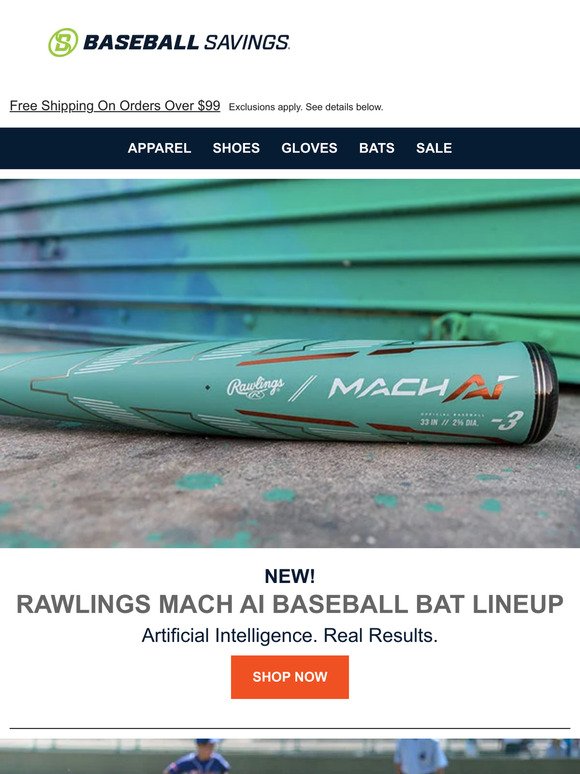 🔥NEW Rawlings Mach AI Bat Available Now!