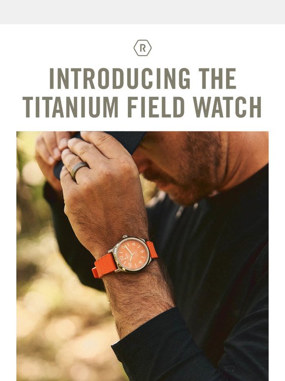 Meet our Titanium Field Watch