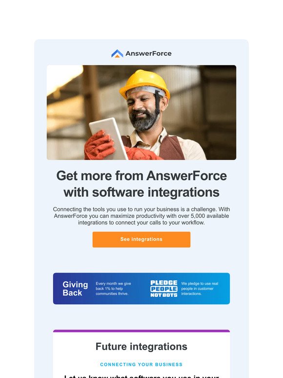 Connect More - New AnswerForce Integrations Included in Plans