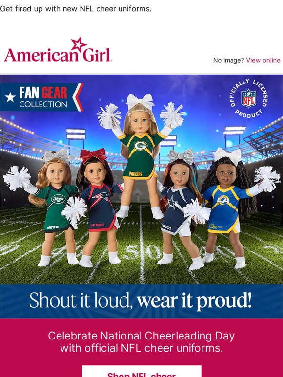 American Girl It’s time to cheer! National Cheerleading Day is here