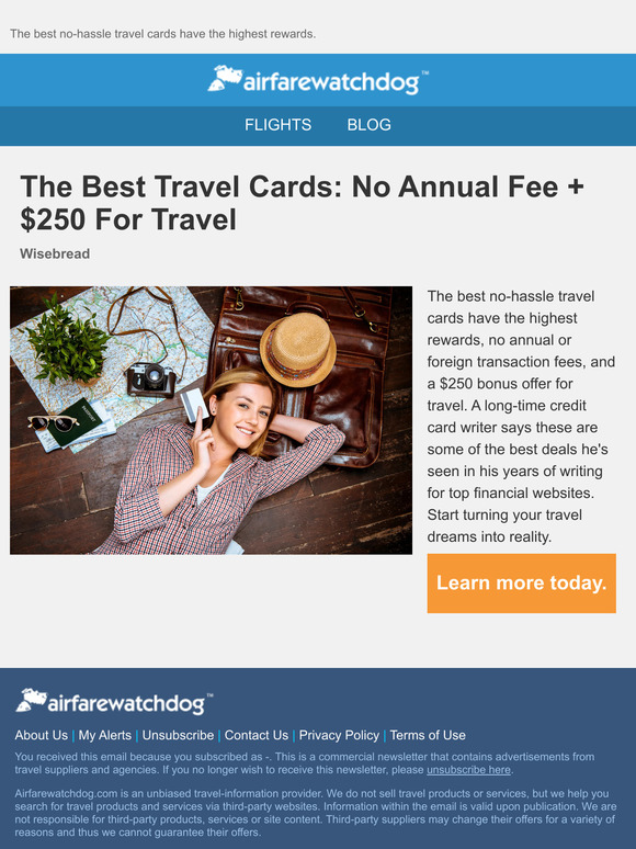 The Best Travel Credit Cards Are Here