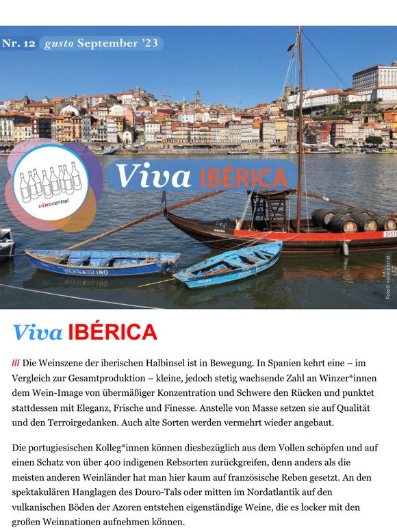 Viva Ibérica I gusto Nr.12 vinocentral Sept. 2023