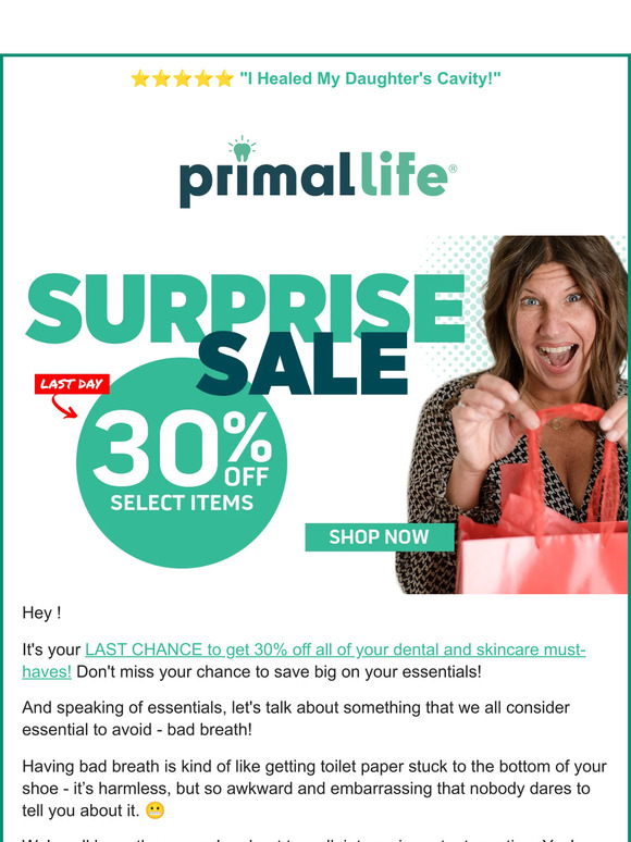 🚨Final Call - Last Day To Save 30% Off Your Favorites!