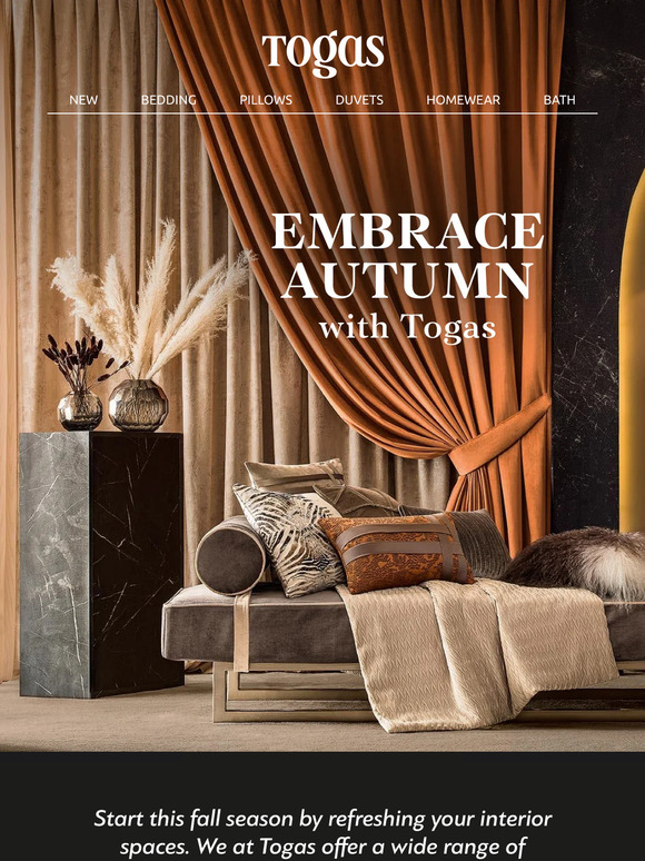 Embrace autumn with Togas