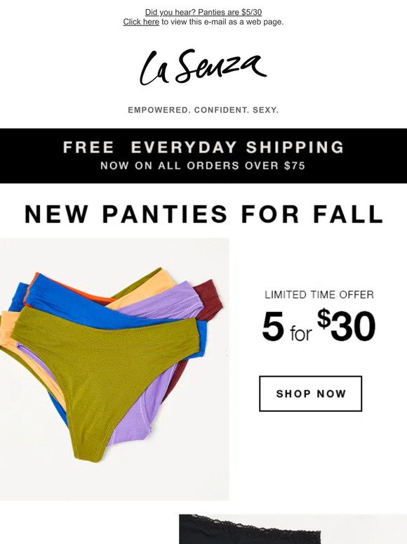 New panty colours for fall 🍁