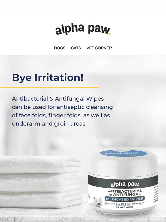 THE PERFECT antiseptic wipe for cleansing hard to reach areas