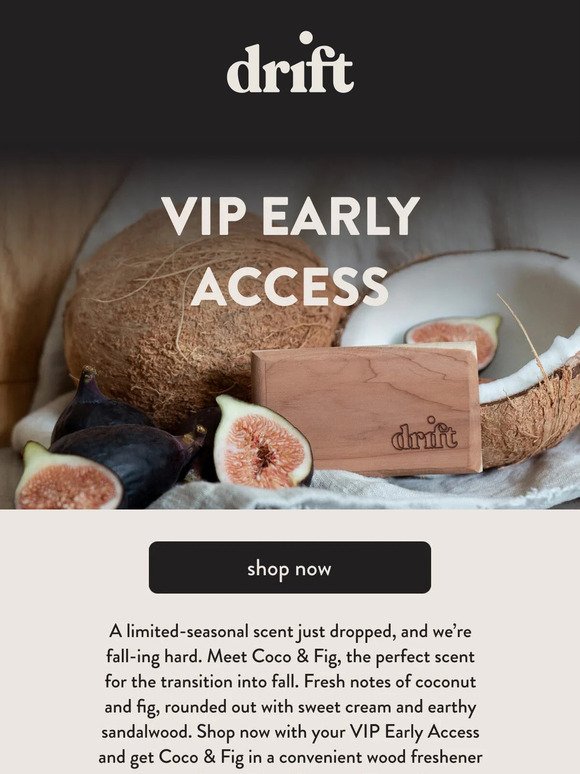 Shop Early Access! Coco & Fig is back for limited-time only