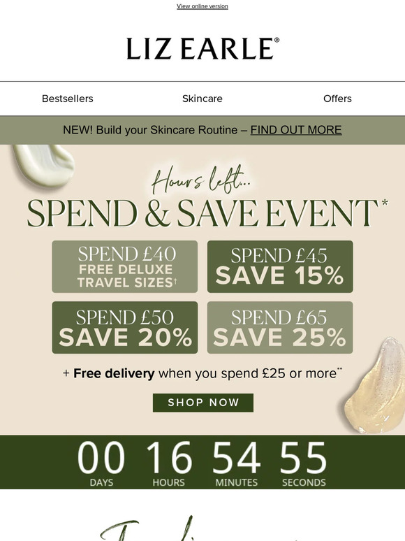QUICK! Save up to 25% (and more)