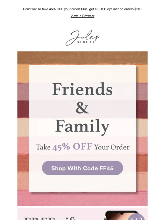 💖 Your Friends & Family Promo Code Is Inside 💖