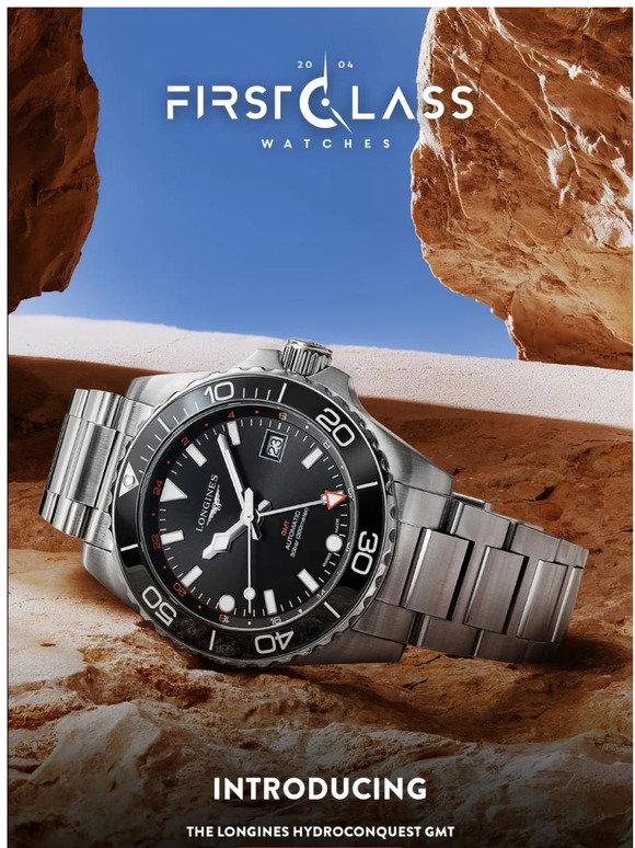 First Class Watches: Introducing The All New Longines HydroConquest GMT ...