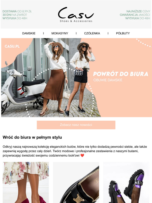 ☰ Buty na Twój powrót do biura!👩‍💻