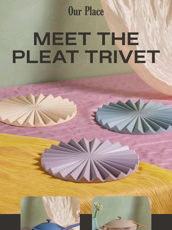 NEW Pleat Trivet is here.