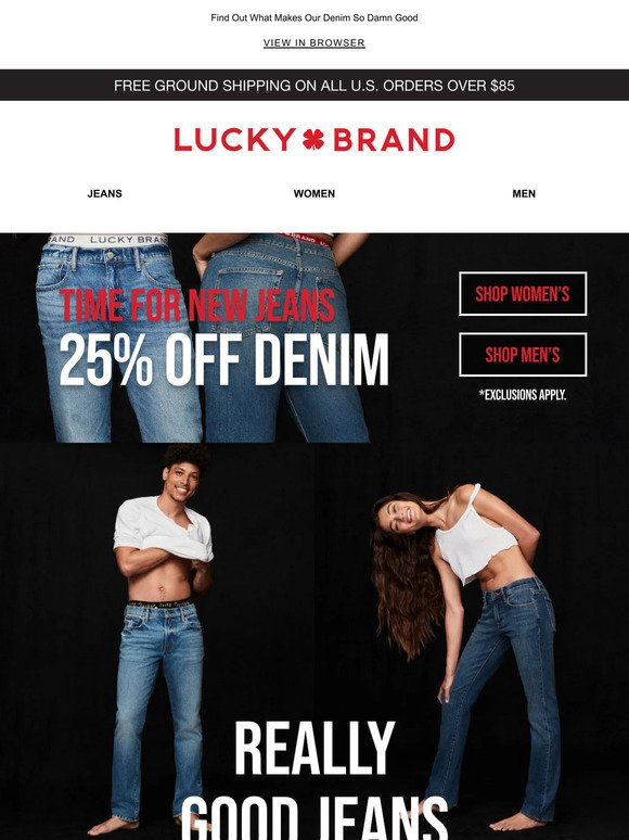 New Jeans For You To LOVE – 25% Off