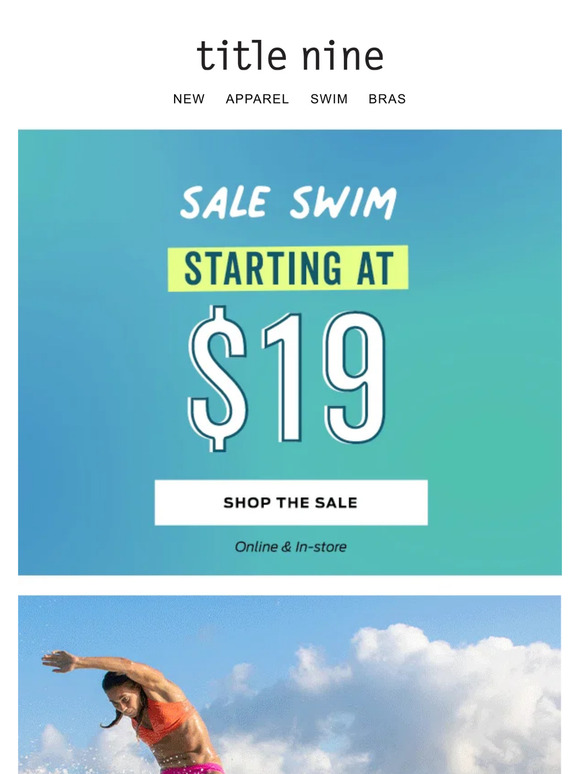 STARTS NOW! Swim starting at $19
