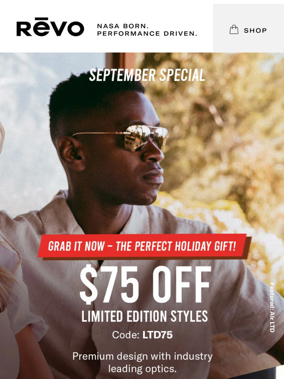 $75 Off Limited Edition Styles ❗