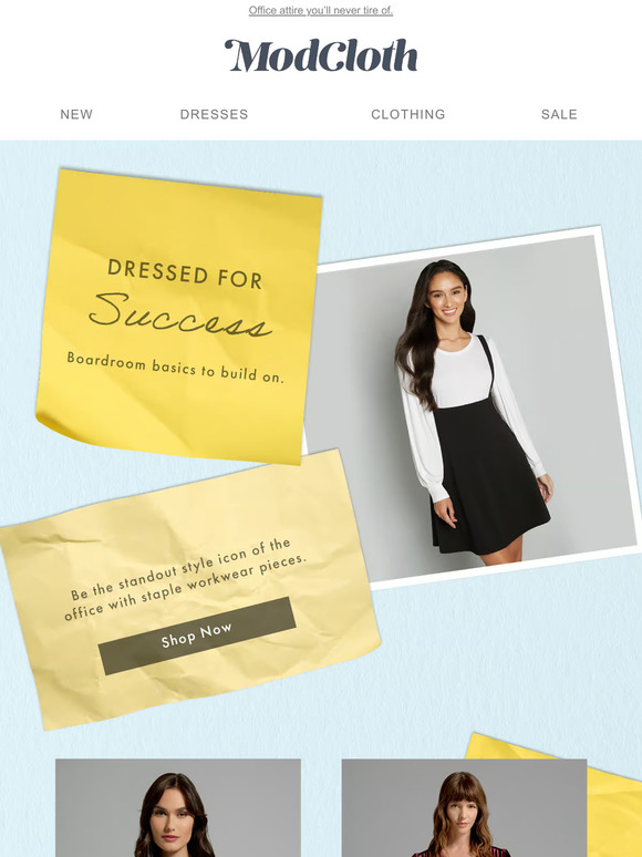 Modcloth Email Newsletters Shop Sales, Discounts, and Coupon Codes