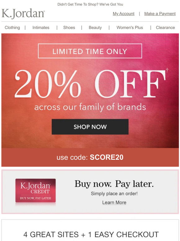 1 Day Of 20% Off Down, 1 To Go!