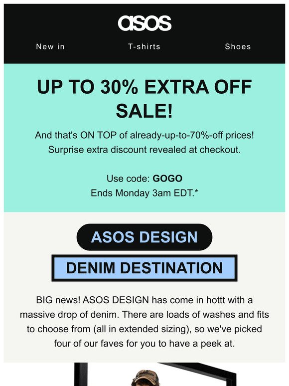 Up to 30% extra off Sale🤤