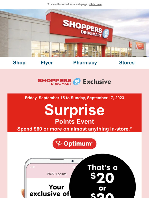 Surprise! LOAD, SHOP and get up to 30,000 points