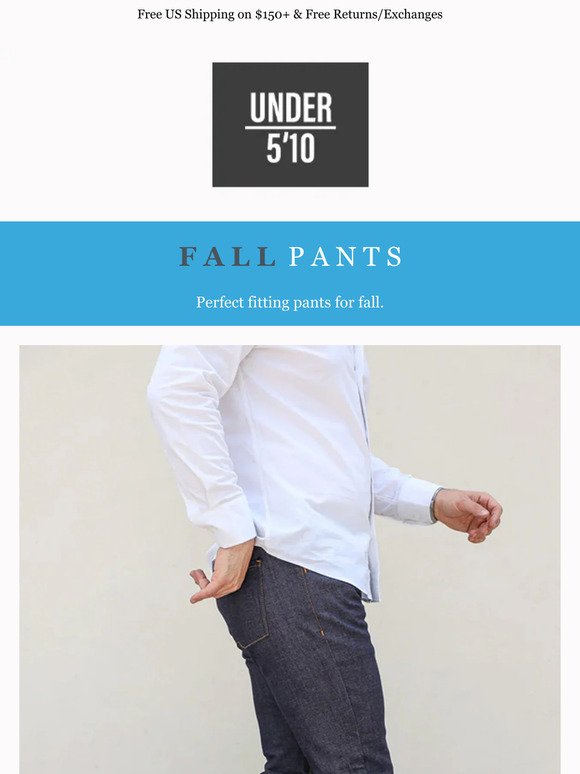 Perfect fitting pants for fall