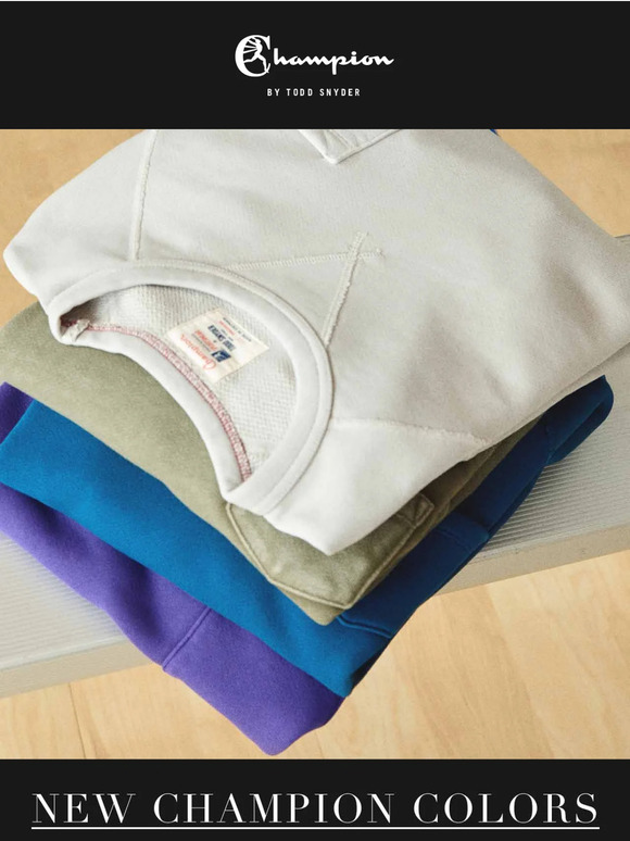 BREAKING HUES: New Champion Colors