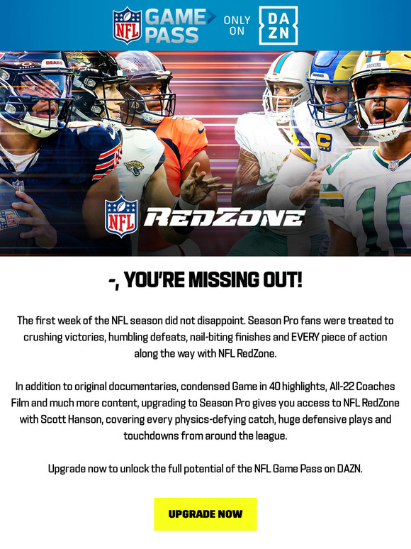 nfl game pass weekly pro