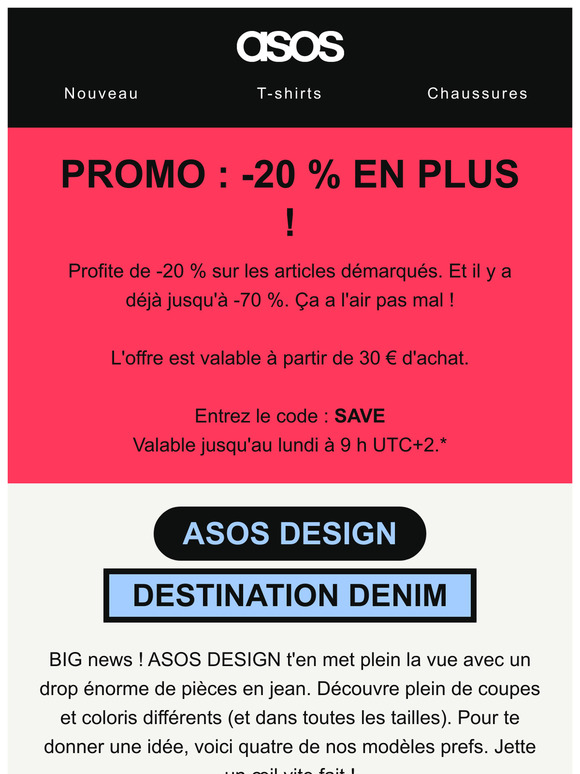 -20&nbsp;% en + sur les articles en promo 🛍