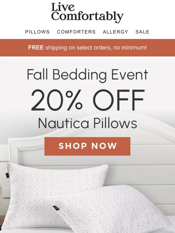 Indulge in The Pillows of Your Dreams With Nautica