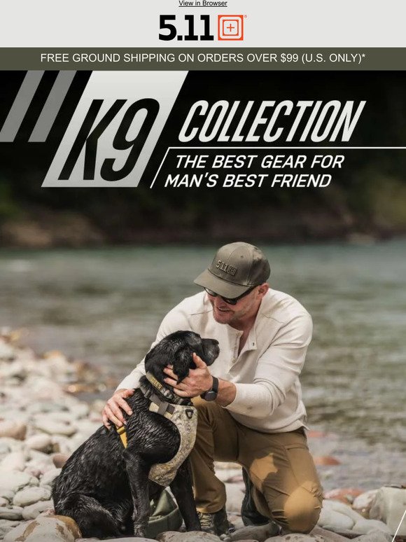 JUST DROPPED: 5.11's K9 Collection 🐾